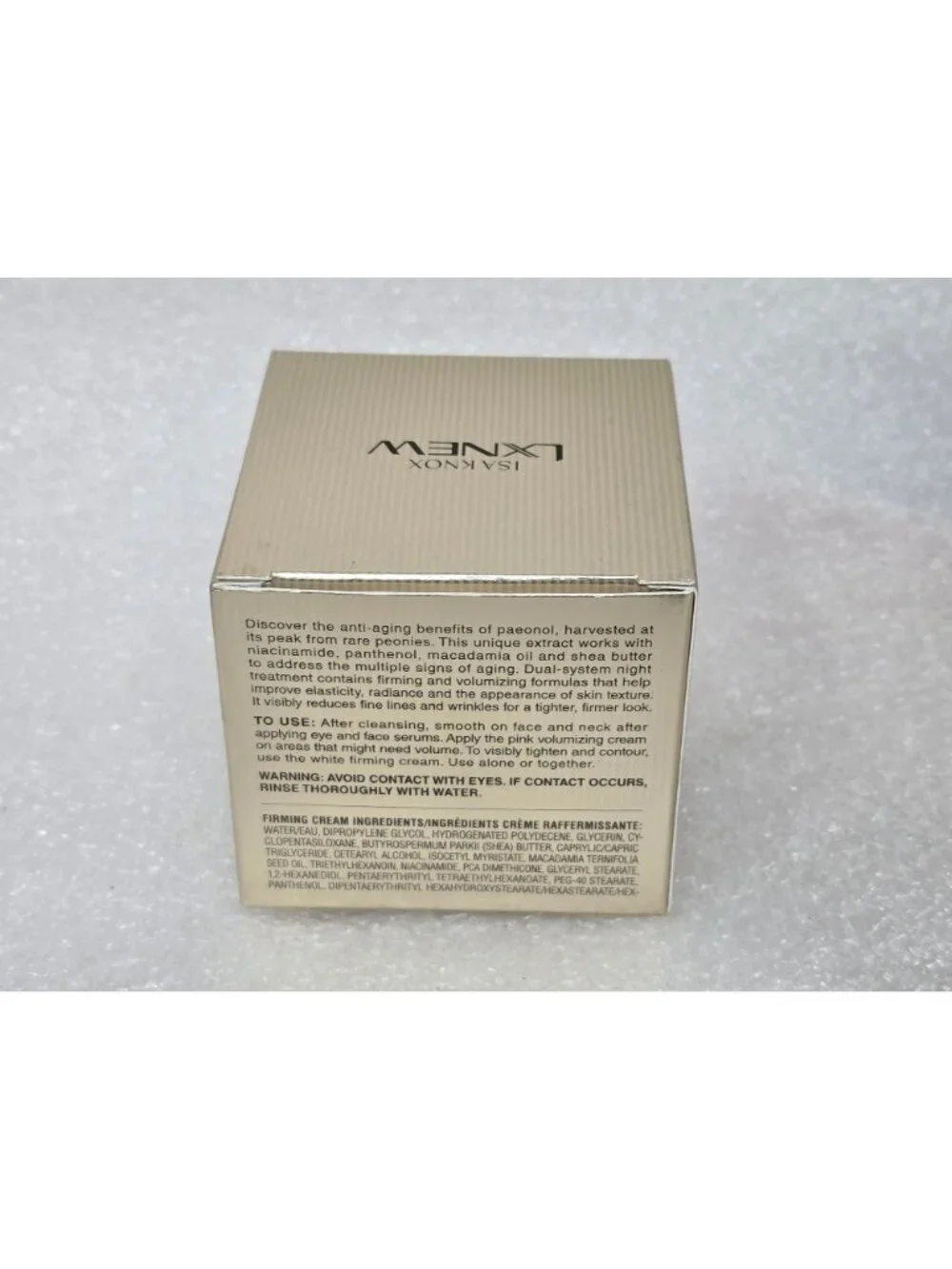 Avon Isa Knox LX NEW Ultimate Rejuvenating Dual Night Cream Firming .84 oz